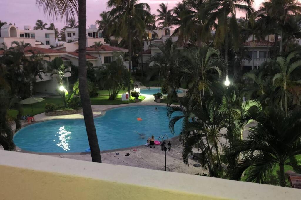 Hermoso Apartamento En Manzanillo Con Alberca Y Cancha De Tenis, Ideal Para Relajarse Y Disfrutar De Una Escapada Tranquila En El Paraiso Tropical Esterno foto