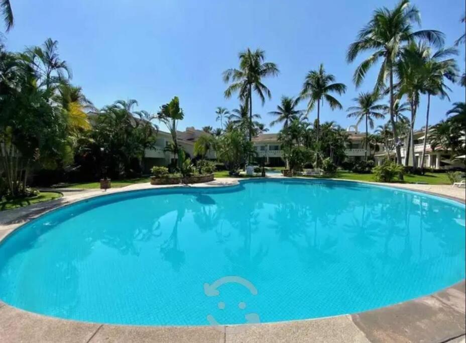 Hermoso Apartamento En Manzanillo Con Alberca Y Cancha De Tenis, Ideal Para Relajarse Y Disfrutar De Una Escapada Tranquila En El Paraiso Tropical Esterno foto