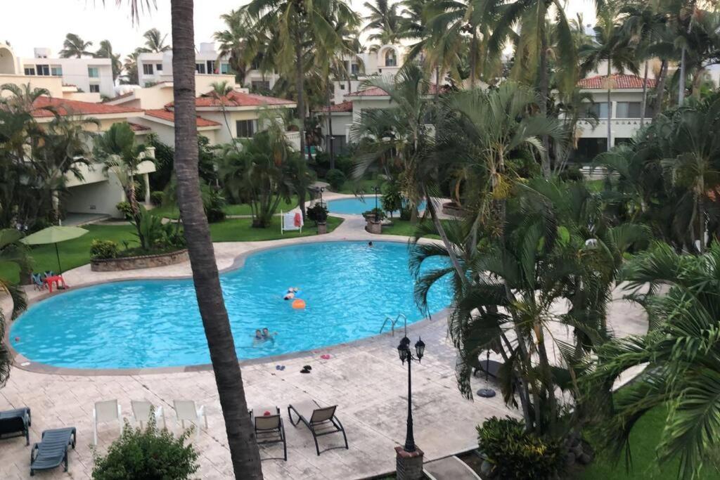 Hermoso Apartamento En Manzanillo Con Alberca Y Cancha De Tenis, Ideal Para Relajarse Y Disfrutar De Una Escapada Tranquila En El Paraiso Tropical Esterno foto