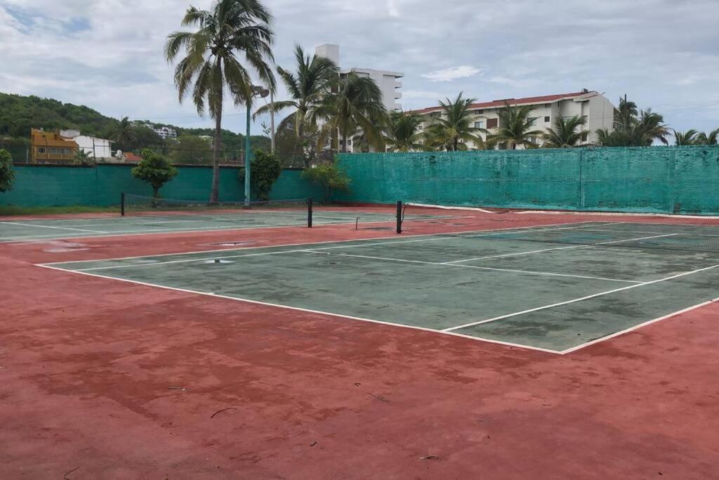 Hermoso Apartamento En Manzanillo Con Alberca Y Cancha De Tenis, Ideal Para Relajarse Y Disfrutar De Una Escapada Tranquila En El Paraiso Tropical Esterno foto